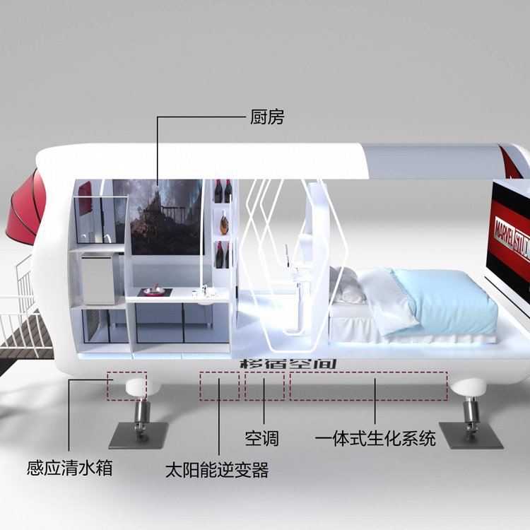 Integrated House-Space capsule